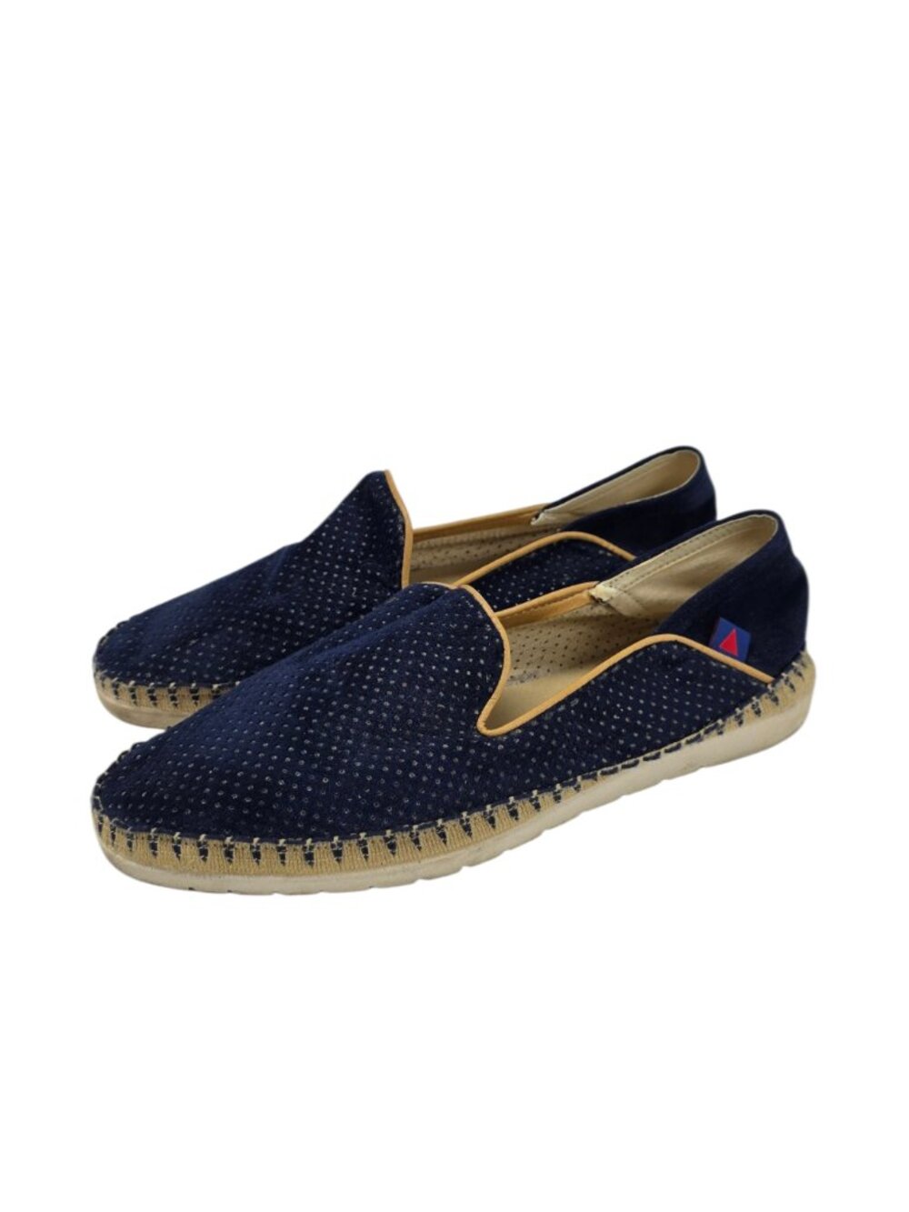 Verbenas Men's Tom Espadrille Slip On Shoes, Micro Fiber, Navy, Size 43/ US 10